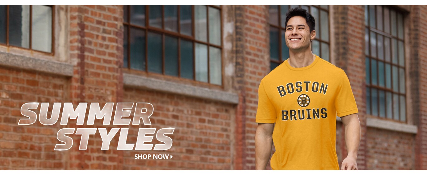 Shop Boston Bruins Summer Styles. Shop Now.