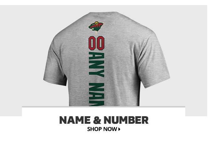 Shop Minnesota Wild Name & Number, Shop Now.
