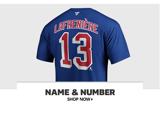 Shop New York Rangers Name & Number, Shop Now.