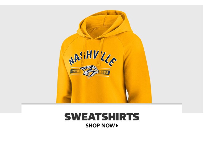 Shop Nashville Predators Sweatshirts, Shop Now.