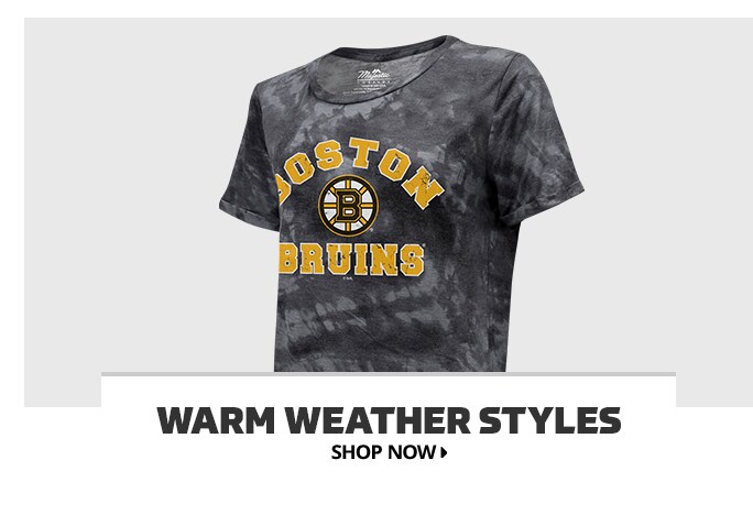 Shop Boston Bruins Warm Weather Styles, Shop Now.