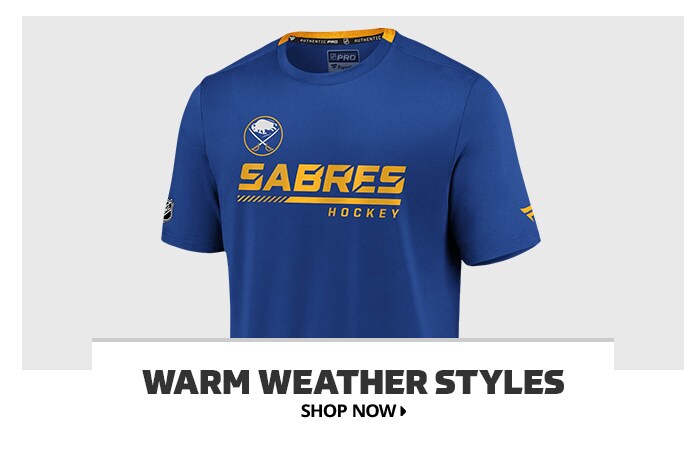 Shop Buffalo Sabres Warm Weather Styles, Shop Now.