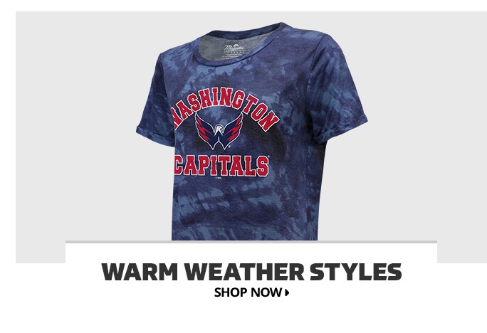 Shop Washington Capitals Warm Weather Styles, Shop Now.