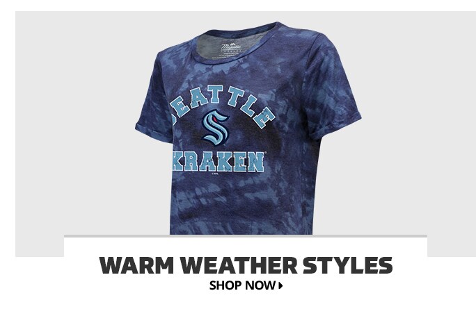 Shop Seattle Kraken Warm Weather Styles, Shop Now.