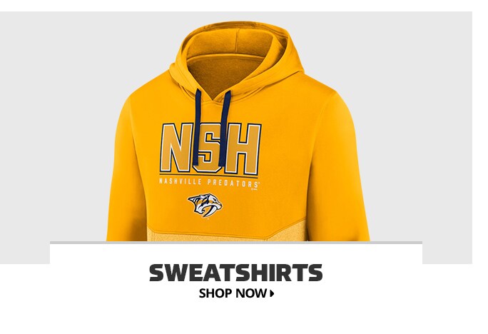 Shop Nashville Predators Sweatshirts, Shop Now.