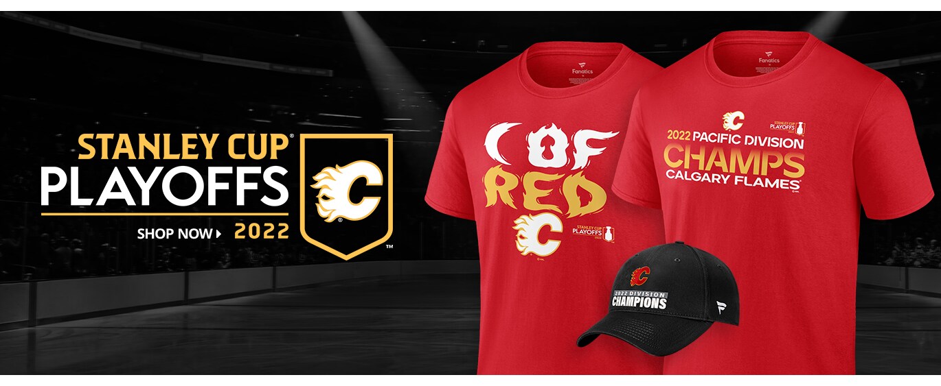 Calgary Flames, 2022 Stanley Cup Playoffs. Shop Now