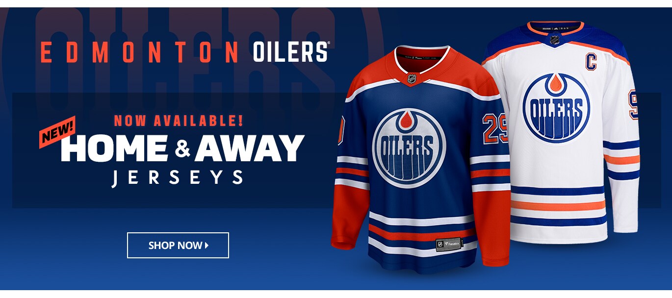 Edmonton Oilers New Home & Away Jerseys Now Available. Shop Now.