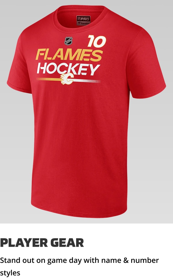 Player Gear. Stand out on game day with name & number styles