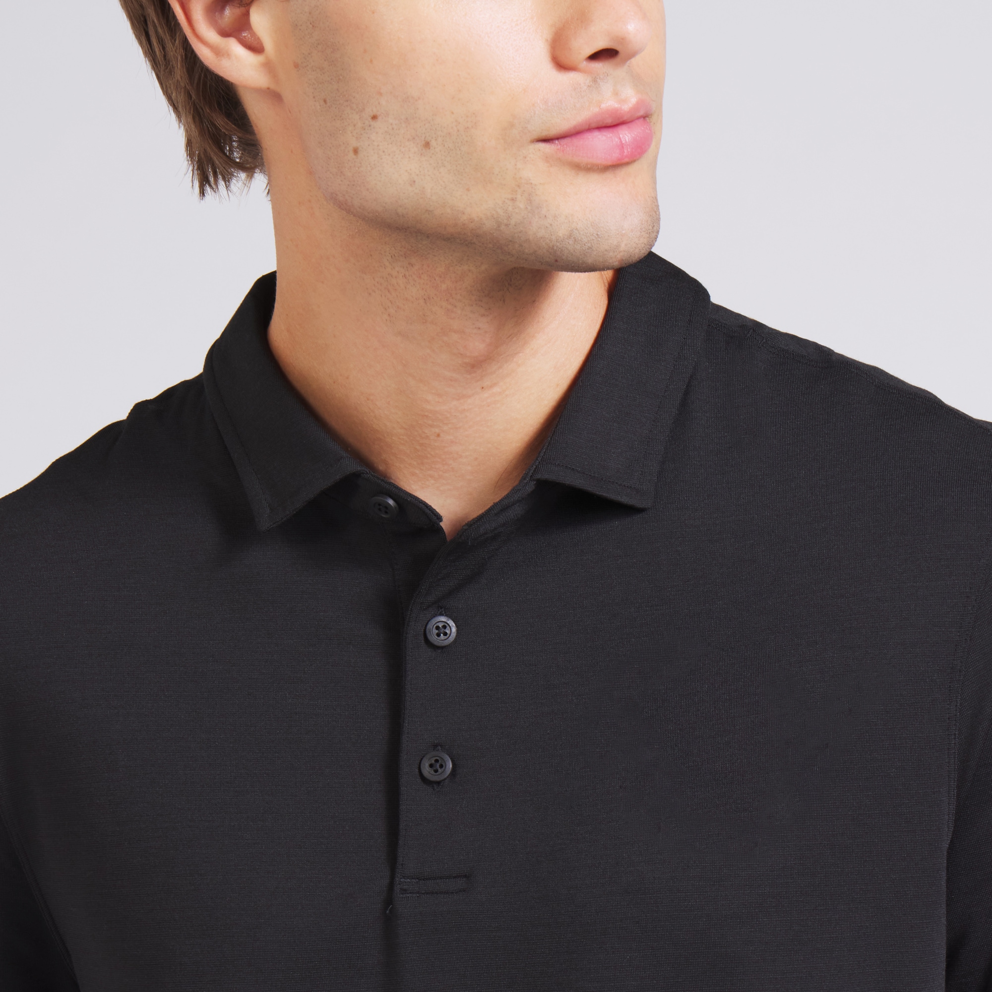Men's Chicago Blackhawks lululemon Black Evolution Polo