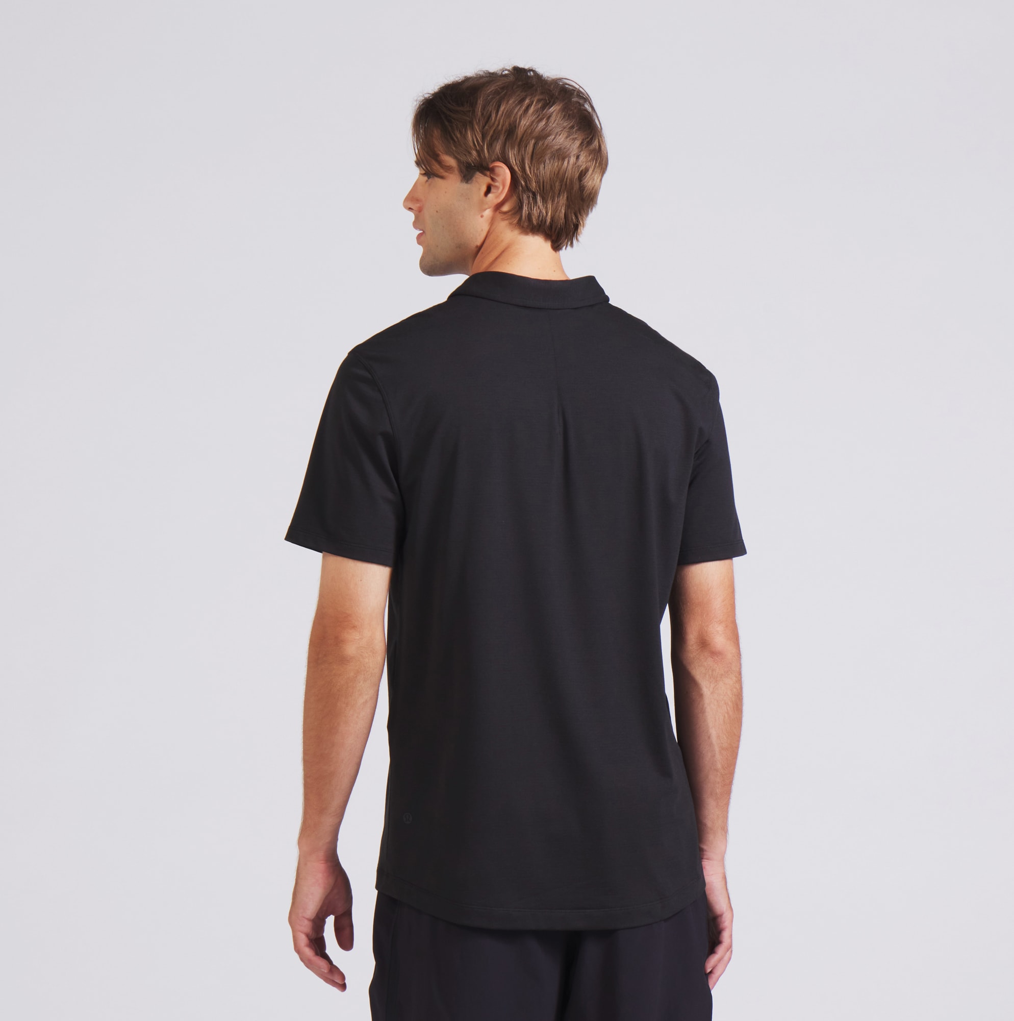 Men's Chicago Blackhawks lululemon Black Evolution Polo