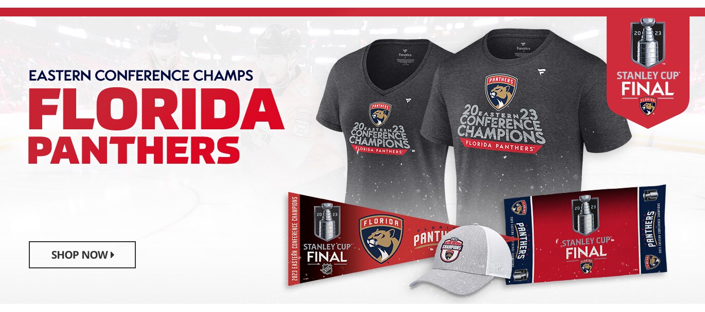 2023 Stanley Cup Final. Eastern Conference Champs. Florida Panthers. Shop Now.
