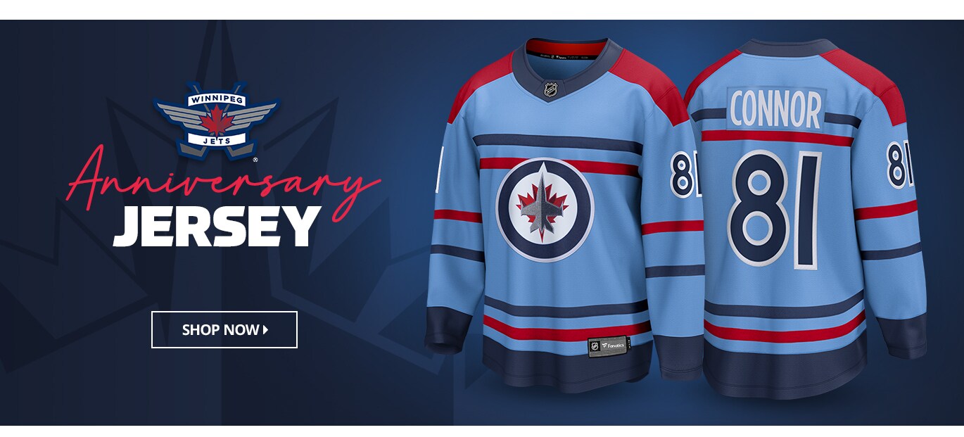 Winnipeg Jets Anniversary Jersey, Shop Now.