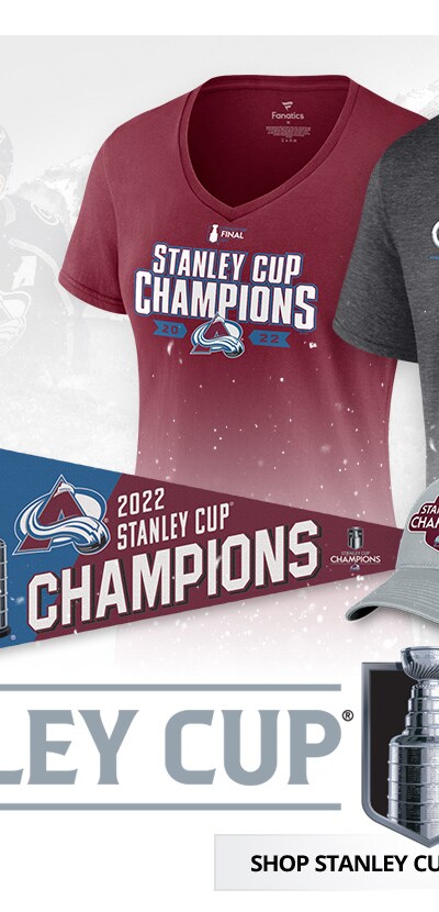 Colorado Avalanche, 2022 Stanley Cup Champions. Shop Stanley Cup Champs Gear.